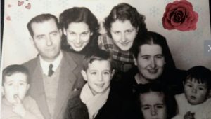 Petra Zancas y familia.