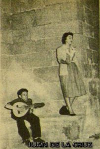 Juan Mellado y Lali Soldevila en  San Mateo, 1955.