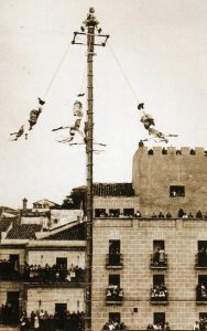 Indios Voladores de México, en el I Festival (1958)